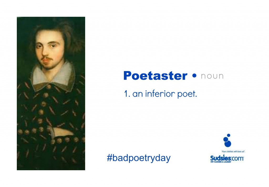 Never one to pass up a celebration, we had a little literary fun in honor of #BadPoetryDay